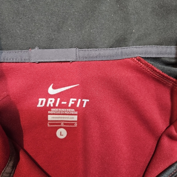 Nike Iowa State Cyclones Full Zip Jacket Men’s L Dri-FIT Red Black Athletic - Picture 4 of 6